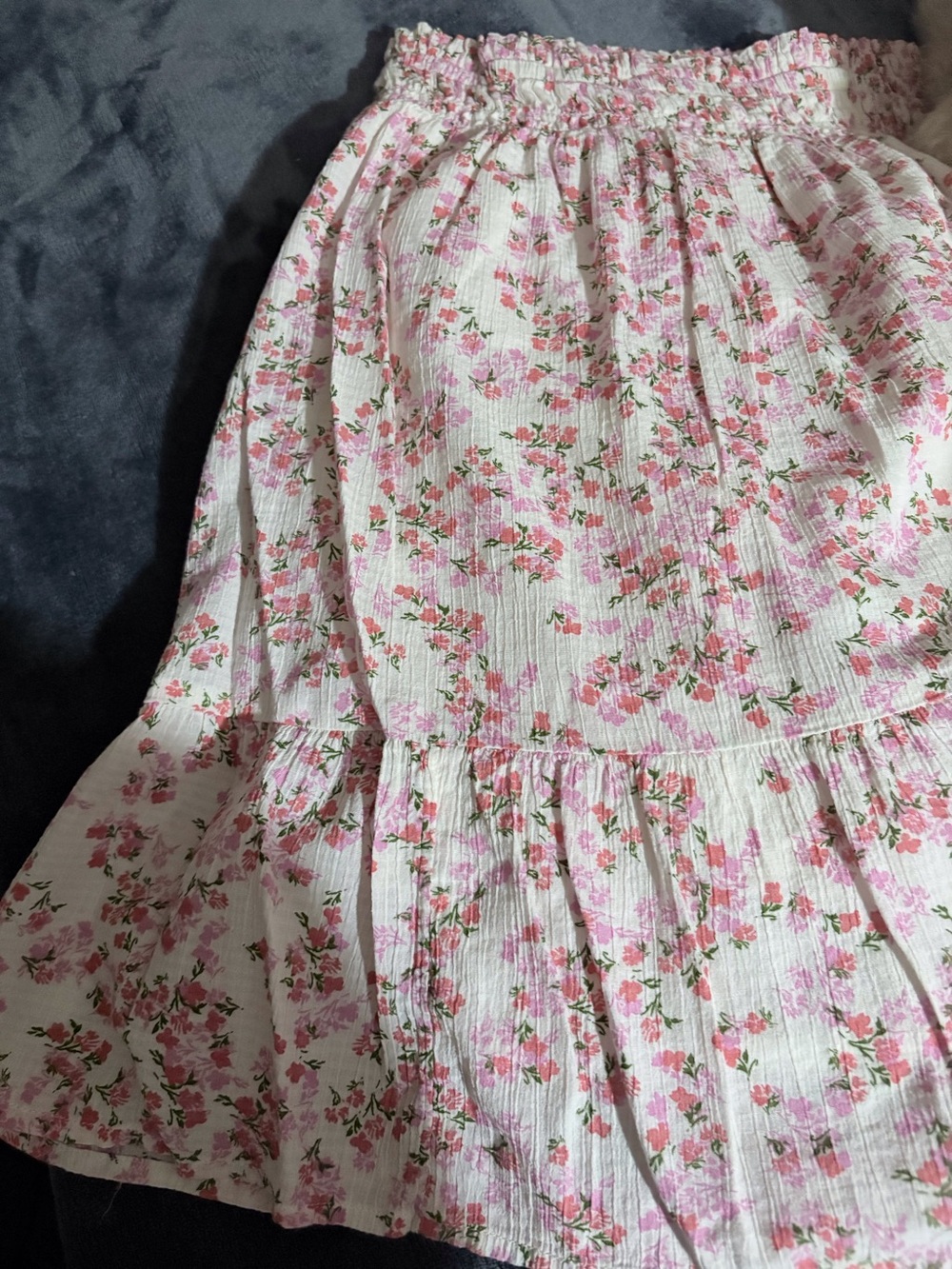 XXLWomens Pink Floral Skirt